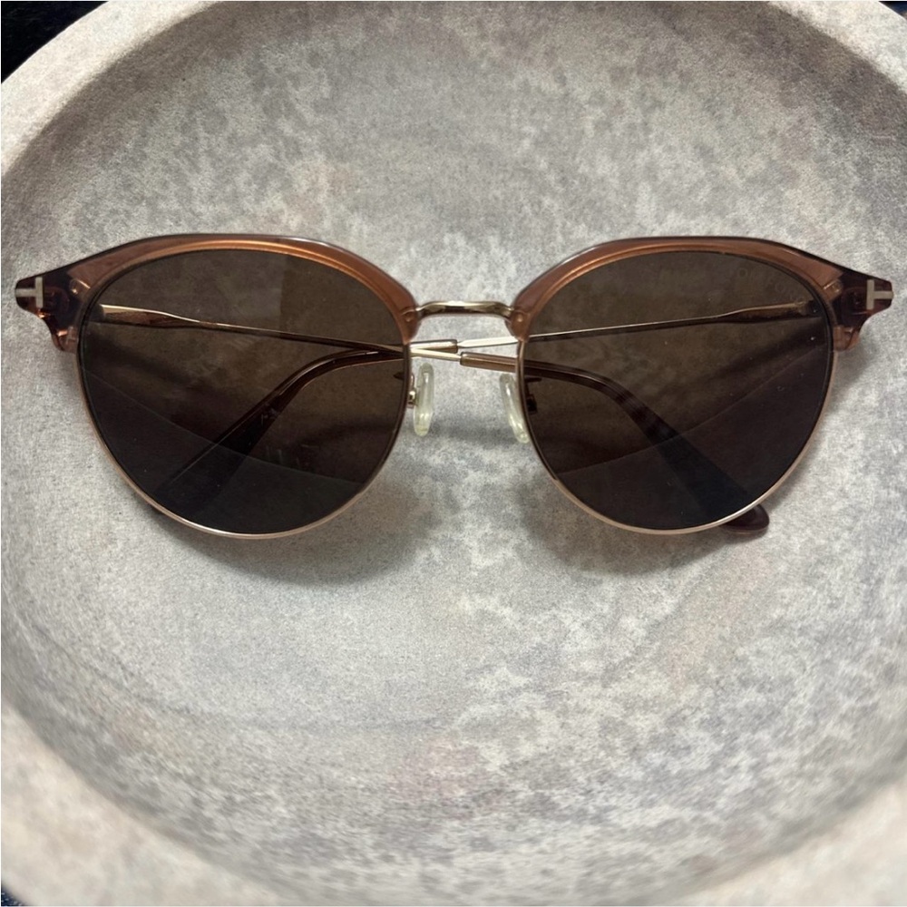 Tom Ford Clubmaster Round Sunglasses
